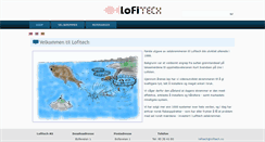 Desktop Screenshot of lofitech.no